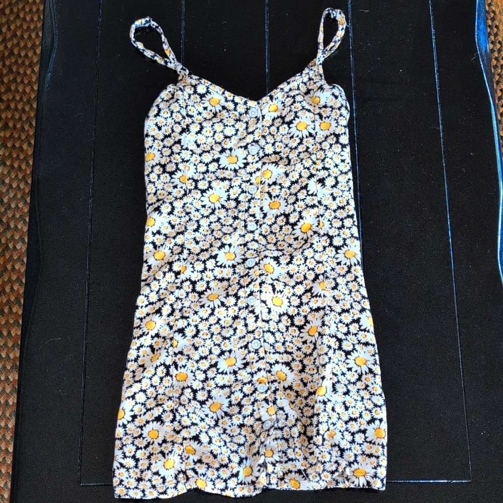 American Eagle Floral Spaghetti Strap Top